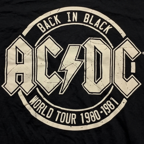 AC/DC T-SHIRT - Small // Rock Band Music Tour T-shirt Tee Shirt ACDC AC-DC Metal - Picture 6 of 6